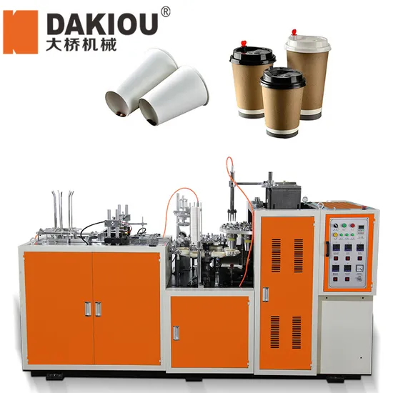 Fast Speed Full Automatic Single PE Coated Elite Paper Cup Making Machine