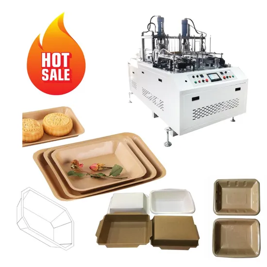 Double-Head Lunch Container Erecting Box Molding Paper Takeaway Carton Forming Machine