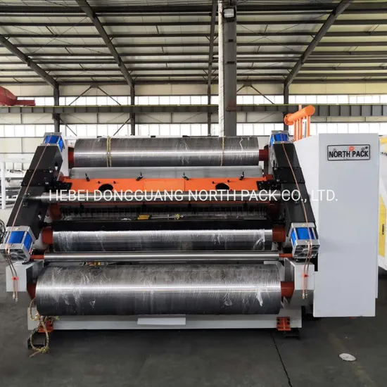 SF-320S/360S Corrugated Flute Make Careboard Sheet Fingerless Single Facer Machine