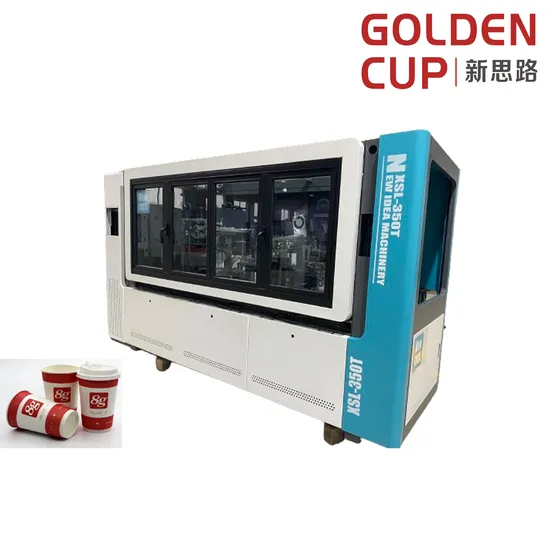 Golden Cup Automatic High Speed Disposable Coffee Paper Cup Forming Machine