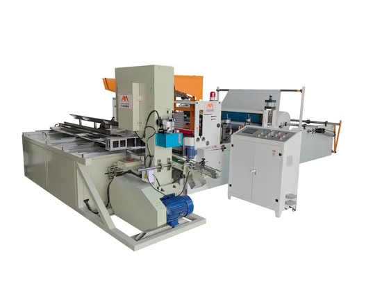 Automatic Small Roll Paper Perforation and Rewinding Machine with Cutting