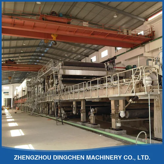 2640mm 100tons/Day Second Hand Doublr Wire Kraft Paper Production Line