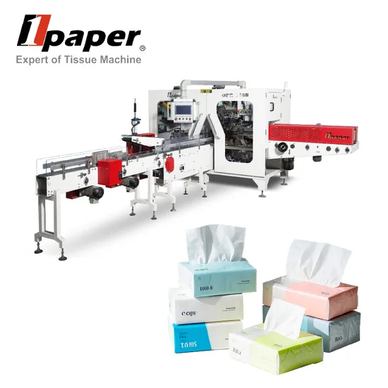 Smart High Speed Automatic Soft Facial Tissue Single Packing Machine Line