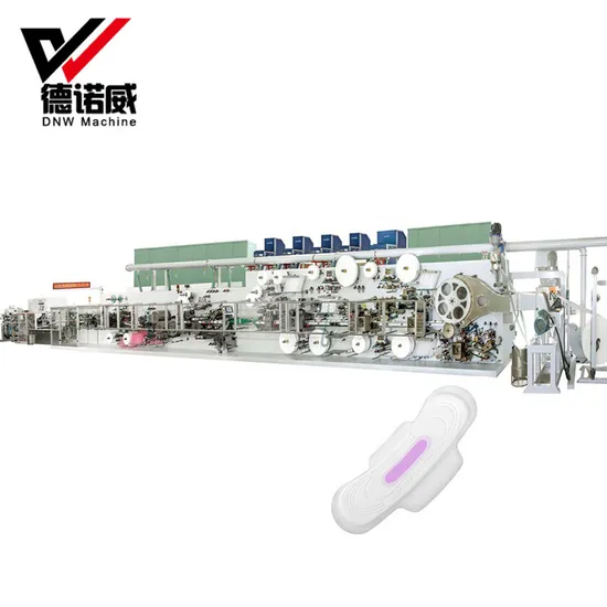 PLC Control   Disposable Sanitary Napkin Making Machine