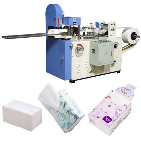 Automatic Pocket Tissue Folding Machine for Handkerchief Tissue Manufacturer
