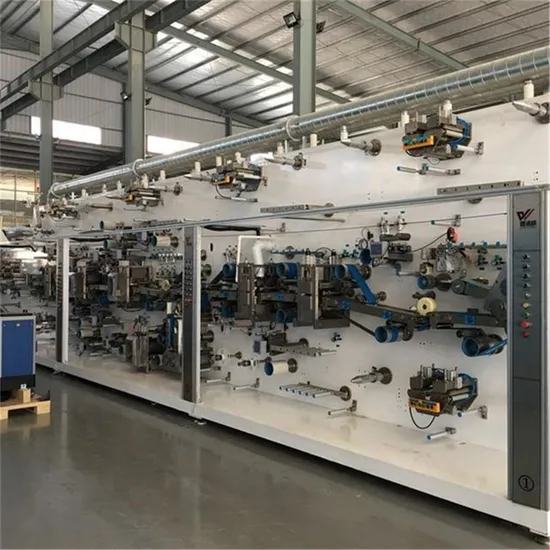 High Performance Super Absorbent Servo Control Sanitary Napkin Machine