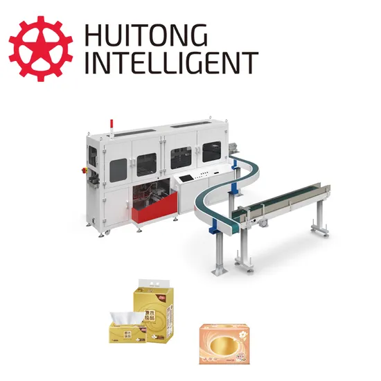 Automativ V-Folding Soft Tissue Packaging Machine Medium-Bag Packaging Machine