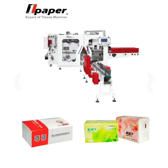 Intelligent High Speed Automatic Soft Facial Tissue Packing Machine Line