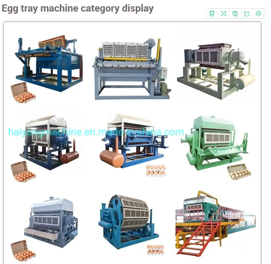 China Made Factory Price Egg Tray Forming Machine