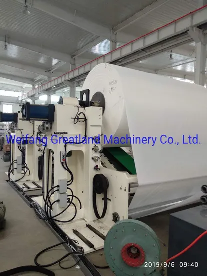 Full Automatic Embossing Toilet Paper Slitting Rewinder Machinery