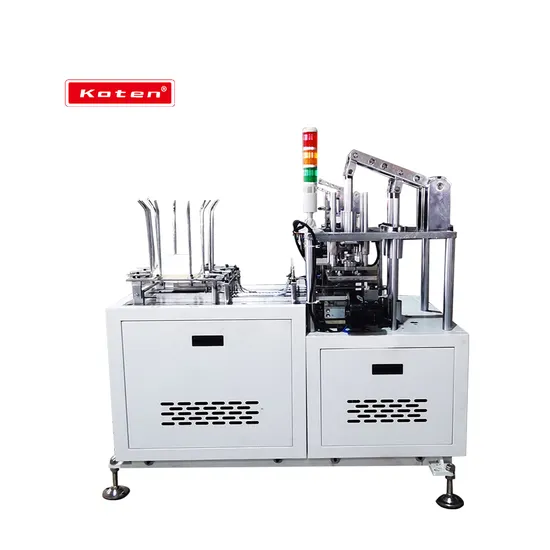 Automatic Disposable Fast Food Noodle Hamburger Paper Box Making Machine Jxch-50g