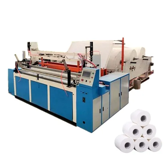 Factory Toilet Paper Rewinding Cutting Packing Making Production Line for Sales