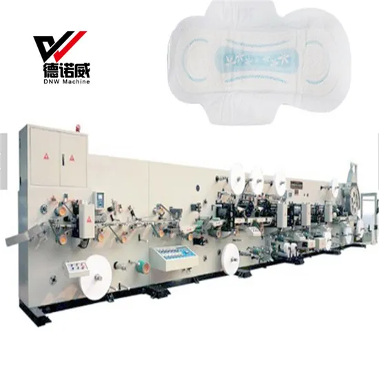 Full Servo Sanitary Napkin Production Machine for Women Napkin Pad
