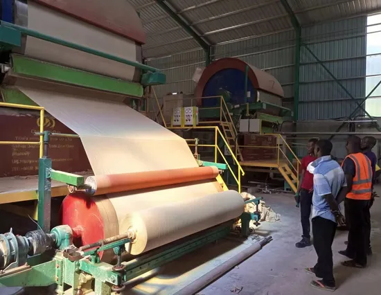 High Quality Waste Paper Recycling Pulp Toilet Tissue Paper Jumbo Roll Making Machine
