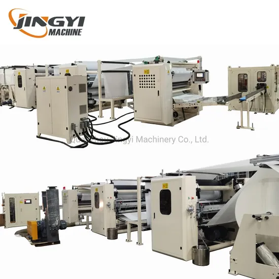 Full Automatic V-Fold Dipenser Tissue Folding Machine with Glue Lamination