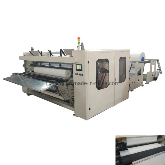 Fully Automatic Glue Lamination Kitchen Towel Toilet Paper Making Machine Production Line