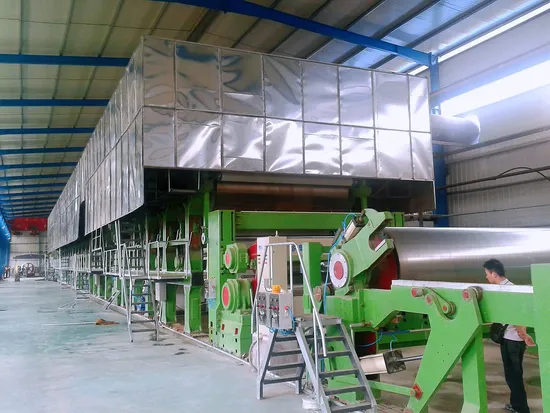 2100 mm Fluting Paper Machinery Kraft Board Line