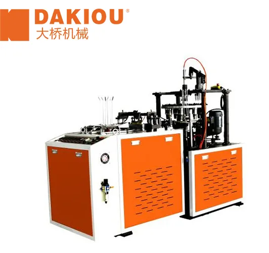 Gear Structure Medium Speed Paper Cup Forming Machine 70-90PCS/Min