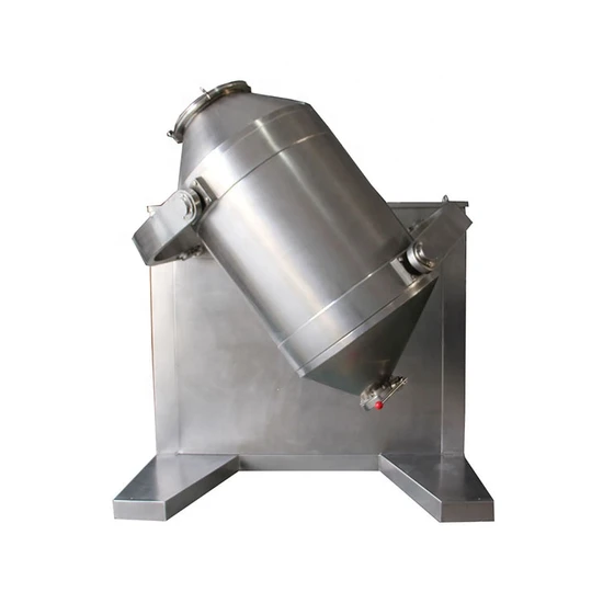 Dry Powder Blender Tobacco Mixer Fertilizer 3D Mixing Machine