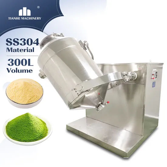 Tianhe Sbh-300 Efficient Three Dimensional Dry Powder Mixer with High Volume