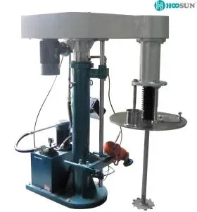 Hoosun High-Speed Hydraulic Lift Paint Disperser: Versatile Vertical Agitator for Paints, Inks, and Coatings