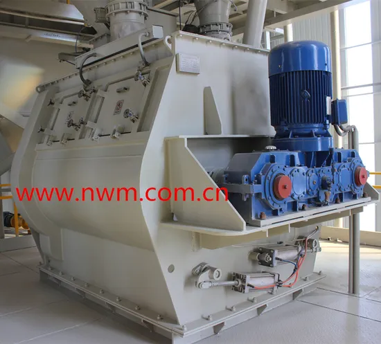 4m3 Dual Shaft Paddle Mixer for Dry Mortar Mixing Plant