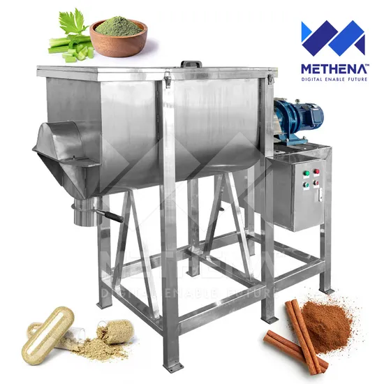 Horizontal Paste Powder Nut Ribbon Mushroom Compost Substrate Mixer Machine for Powder and Chemical