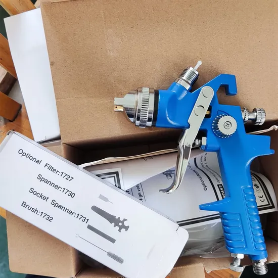 Pneumatic Gravity Airbrush Sprayer Alloy Paint Atomizer Tool Hopper Pistol Spray Gun for Automotive Coating