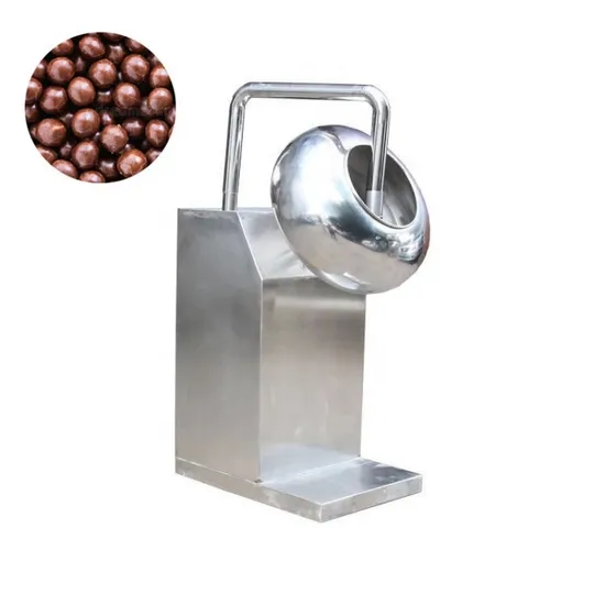 Chocolate Panning Machine Stainless Steel Coating Pan Machine for Peanut Automatic Almond Sugar Coating Machine