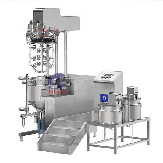 China Food Emulsifying Machine Cosmetics Vacuum Homogenizing Emulsifying Mixer