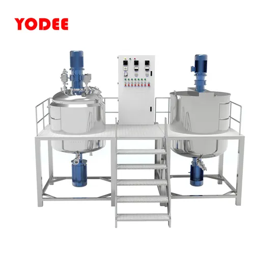 Fixed Type Moisturizer Homogeneous Vacuum Homogenizer Emulsifying Mixer Machine
