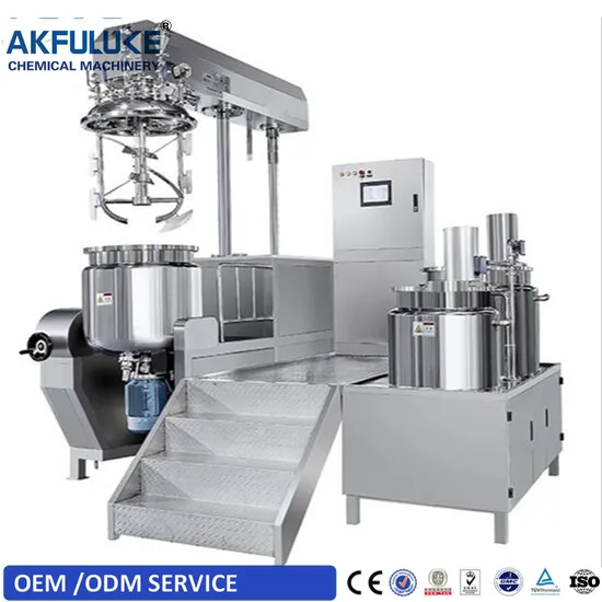 Chemical Cosmetic Liquid Soap Steam Jacketed Stainless Steel Mixing Tank