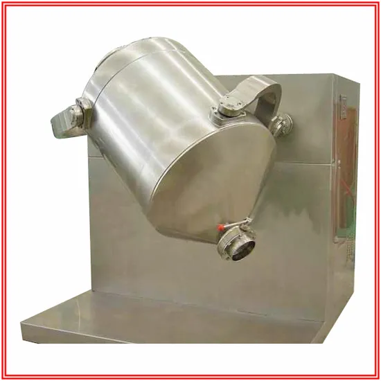 High Efficient Syh 3D Mixer for Dryer/Homogenizer for Dried Powder Homogenization