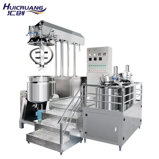 Well Designed High Shear Vacuum Emulsifying Mixer Cosmetics Cream Lotion Emulsifier