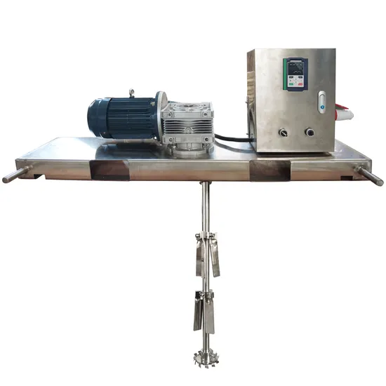 Liquid Milk Coffee IBC Agitator Retractable Mixing Blade Tank Mixer Agitator