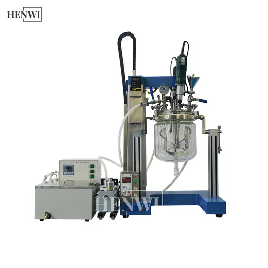 Henwi Small 5L Lab Emulsifier Mixer Face Cream Homogenizer Body Lotion Mixing Vessel Cosmetic Ointment Making Machine