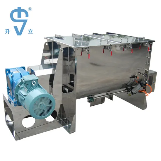 Milk Powder Mixer Ribbon Blender Stainless Steel 304 or Stainless Steel 316 Horizontal Blade Mixer