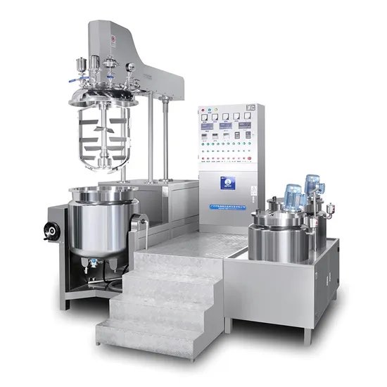 Vacuum Emulsifying Mixer Toothpaste Cream Making Production Line Toothpaste Manufacturing Machine