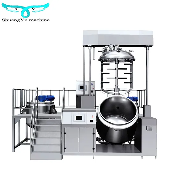 Paint Vacuum Homogenizer Mixer Chemical Vacuum Emusification Blender Cosmetic Blender