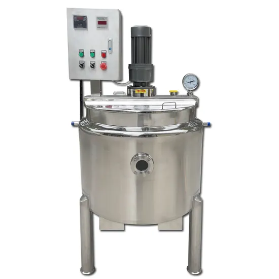 Chemical Coating Stainless Steel Coil Steam Heating 200L Mixing Tank
