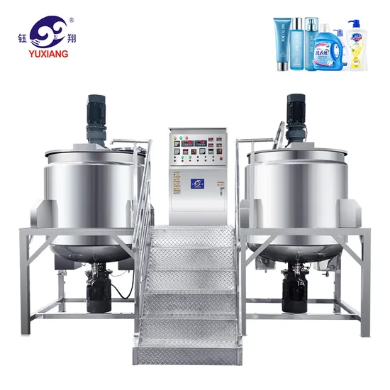 Agitator Mixer Shampoo/Liquid Soap/Detergent Stainless Steel Mixing and Heating Tank