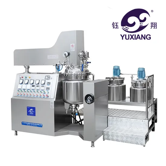 Yx-100L Hydraulic Lifting Vacuum Homogenizer