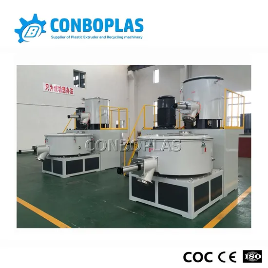 Plastic Heating Cooling High Speed Mixer for PVC Pipe/Profile/Granules/Sheet/Board/Roof