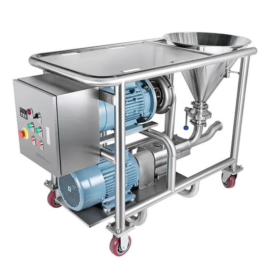Mixing Pump with Homogeneous Lobe Pump with Control Box