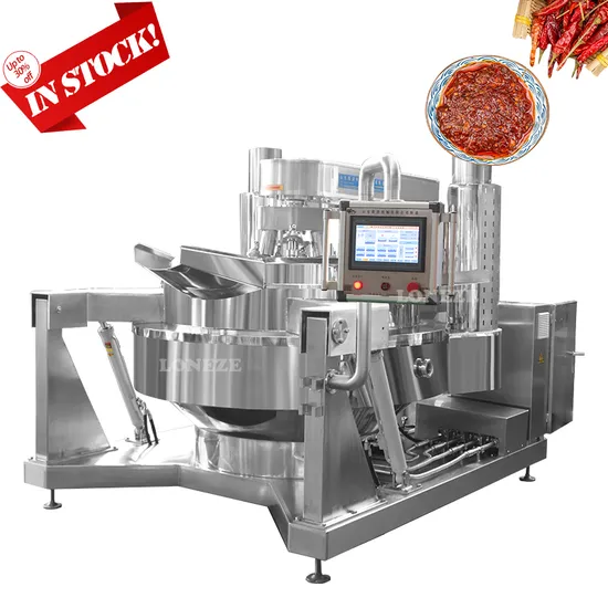 Industrial Sauce Caramel Electric Gas Cooking Mixer Machine Automatic