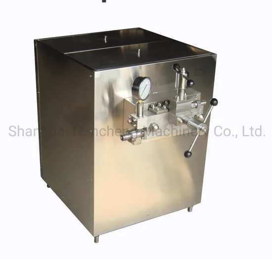 High Pressure 300L/H Ice Cream Homogenizer