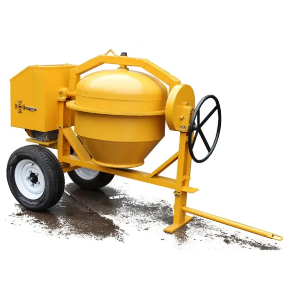 Portable Electric Concrete Mixer for Easy Transport and Use