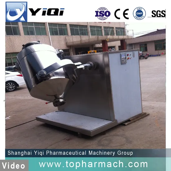 China High Quality Three Dimensional Blender Machinery Mixer Mixing Machine for Food & Chemical & Pharmaceutical Industry