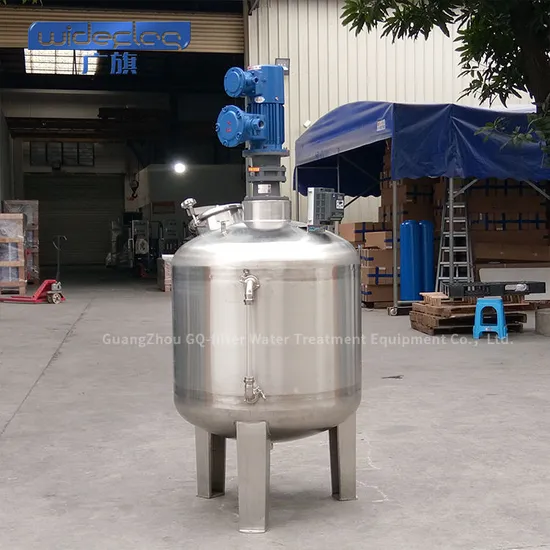 Glue Dispersion Stirring Emulsification Reactor Stainless Steel Condensing Stirring Tank