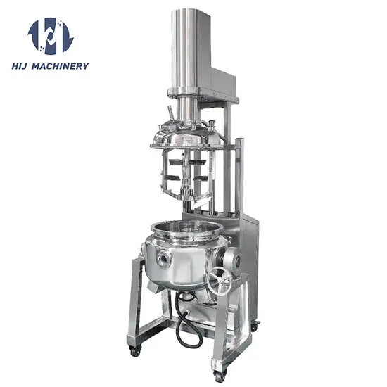 Screw Lift Emulsifying Machine Vacuum Mixing Emulsifier Homogenizer Mixer